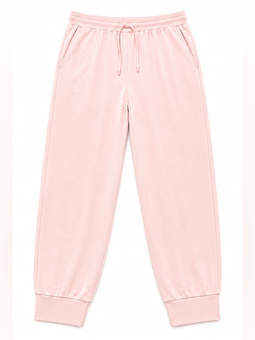Tommy John Light Baby Pink Jogger Lounge Pants | Size LG | Soft Modal Blend